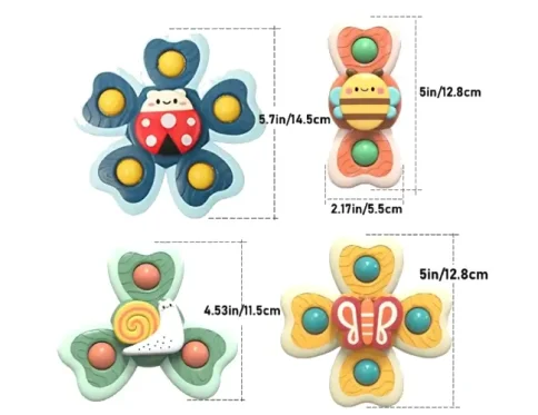 Suction Cup Spinning Toys
