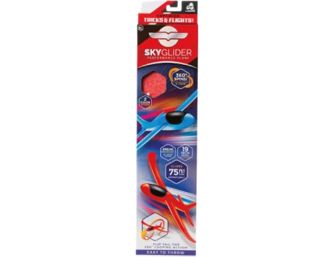 Sky Glider, Stunt Glider, Hand Launch Up To 75 Feet