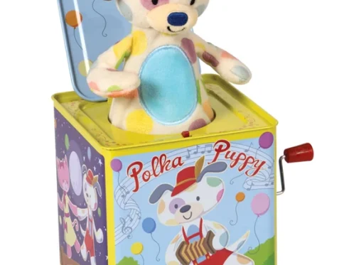 Polka Puppy Jack in the Box